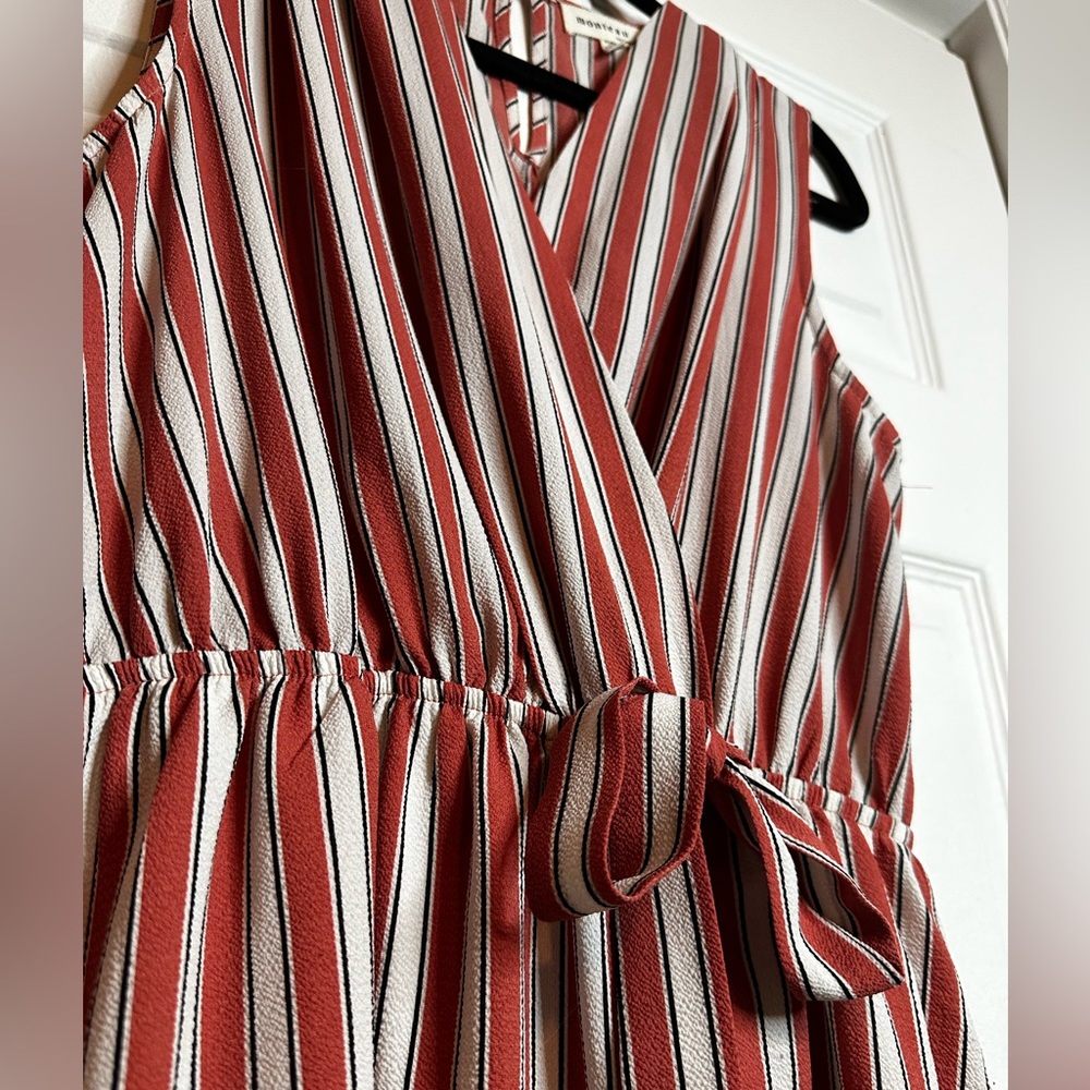 Pink/white striped summer dress!
